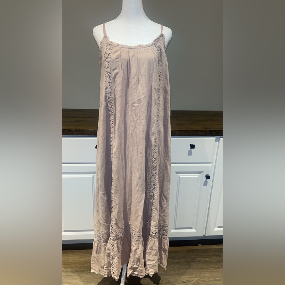 Aerie Pink Maxi Dress